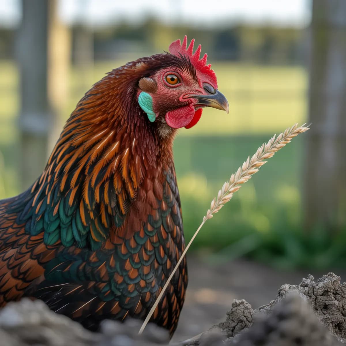 A Natukodi hen on one of our partner farms